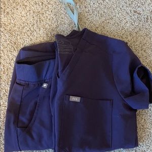 FIGS Purple Shadow Scrubs XS
